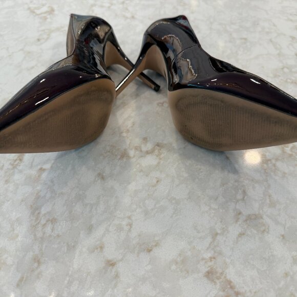 EUC White House Black Market Olivia Pump Burgundy Metallic (Size: 8) - Picture 3 of 3